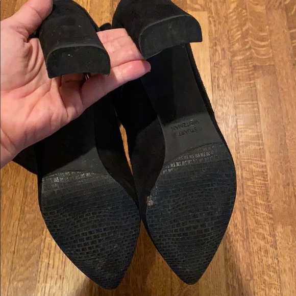 Gorgeous Stuart Weitzman black suede boots - Picture 7 of 11